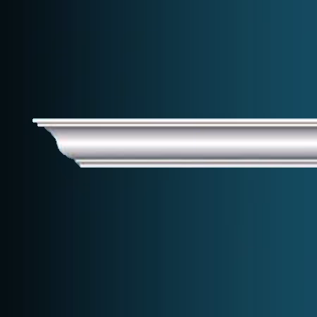 Потолочный плинтус под покраску Перфект Плюс AB230 2440×80×80
