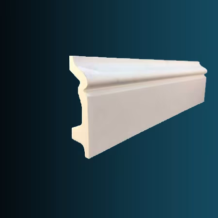 Плинтус полиуретановый под покраску Перфект Плюс AD400 2400×80×29