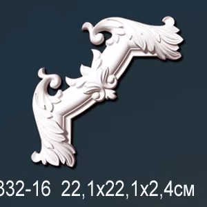 Декор к молдингу под покраску Перфект Плюс AD332-16 221×221×24