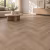 Кварцвиниловый SPC ламинат My Step Стоун Херрингбон Stone Herringbone Дуб Милос MS8318 венгерская елка 564×141×8 фото в интерьере