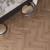 Кварцвиниловый SPC ламинат My Step Стоун Херрингбон Stone Herringbone Дуб Бромо MS8418 венгерская елка 564×141×8 фото в интерьере