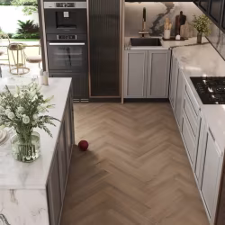 Кварцвиниловый SPC ламинат My Step Стоун Херрингбон Stone Herringbone Дуб Бромо MS8418 венгерская елка 564×141×8