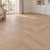 Кварцвиниловый SPC ламинат My Step Стоун Херрингбон Stone Herringbone Дуб Монблан MS8518 венгерская елка 564×141×8 фото в интерьере