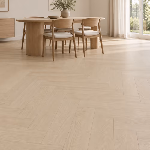 Кварцвиниловый SPC ламинат My Step Стоун Херрингбон Stone Herringbone Дуб Римо MS9018 венгерская елка 564×141×8