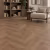 Кварцвиниловый SPC ламинат My Step Стоун Херрингбон Stone Herringbone Дуб Немо MS9318 венгерская елка 564×141×8 фото в интерьере