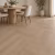 Кварцвиниловый SPC ламинат My Step Стоун Херрингбон Stone Herringbone Дуб Лассен MS8818 венгерская елка 564×141×8 фото в интерьере