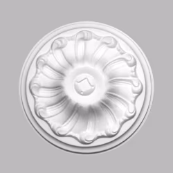 Потолочная розетка под покраску Decomaster 80015 15 см