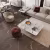 Кварцвиниловая плитка Vinilam клеевая Allure Stone Glue Эбонитовый Мрамор 88911 914×457×2,5 фото в интерьере