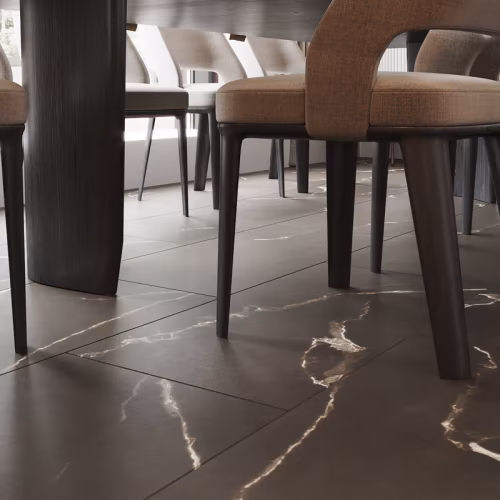 Кварцвиниловая плитка Vinilam клеевая Allure Stone Glue Эбонитовый Мрамор 88911 914×457×2,5