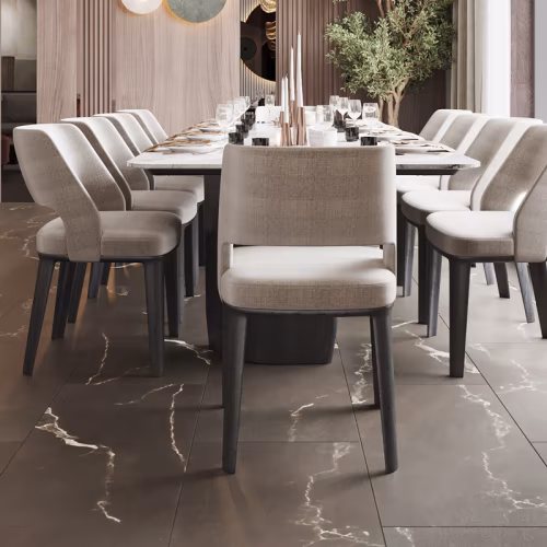 Кварцвиниловая плитка Vinilam клеевая Allure Stone Glue Эбонитовый Мрамор 88911 914×457×2,5