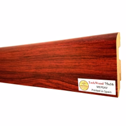 Плинтус МДФ ламинированный TeckWood Мербау 2150×75×16