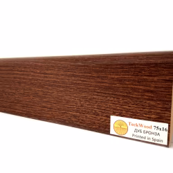Плинтус МДФ ламинированный TeckWood Дуб Бронза 2150×75×16
