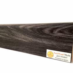 Плинтус МДФ ламинированный TeckWood Дуб Графит 2150×75×16