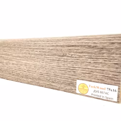Плинтус МДФ ламинированный TeckWood Дуб Вегас 2150×75×16