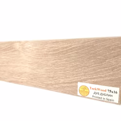 Плинтус МДФ ламинированный TeckWood Дуб Дублин 2150×75×16