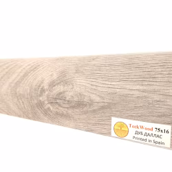 Плинтус МДФ ламинированный TeckWood Дуб Даллас 2150×75×16