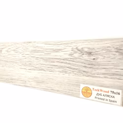 Плинтус МДФ ламинированный TeckWood Дуб Аляска 2150×75×16