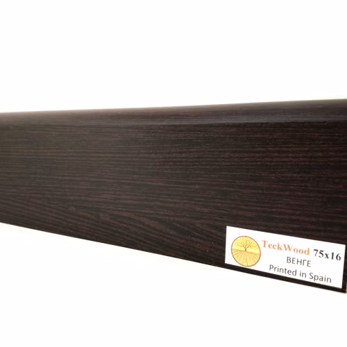 Плинтус МДФ ламинированный TeckWood Венге 2150×75×16