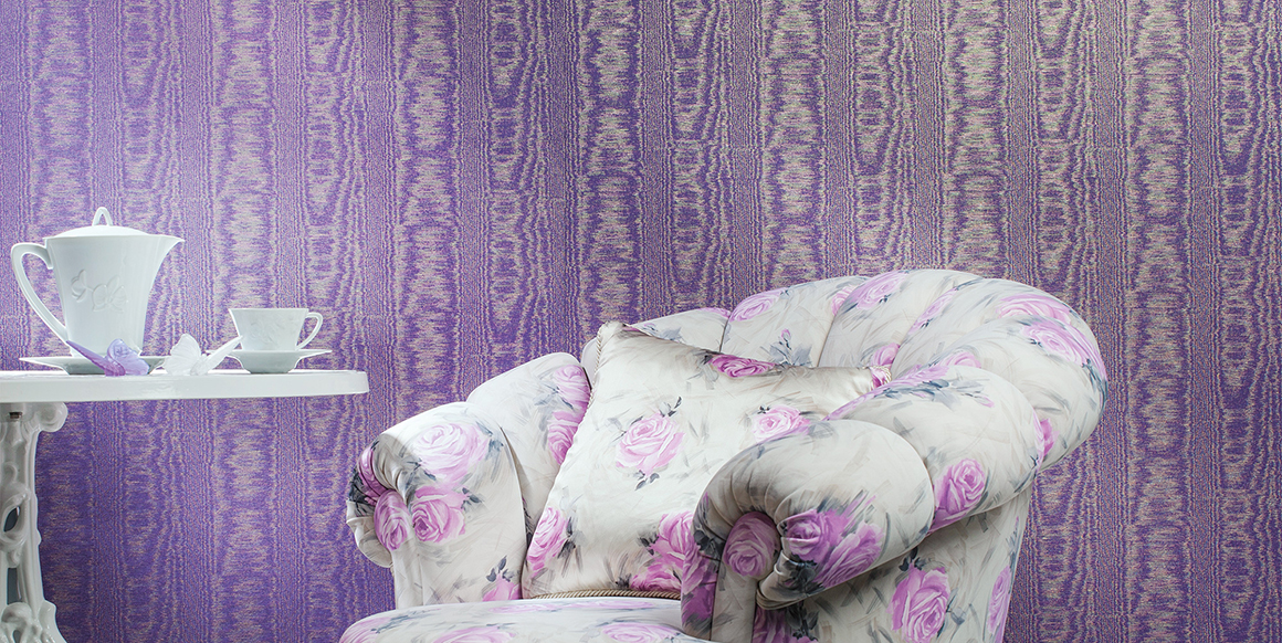 Обои Loymina Classic vol. II Classical moire V5 022 фото в интерьере