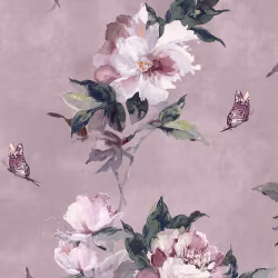 Обои 1838 Wallcoverings Camellia Madama Butterfly Blush 1703-108-02