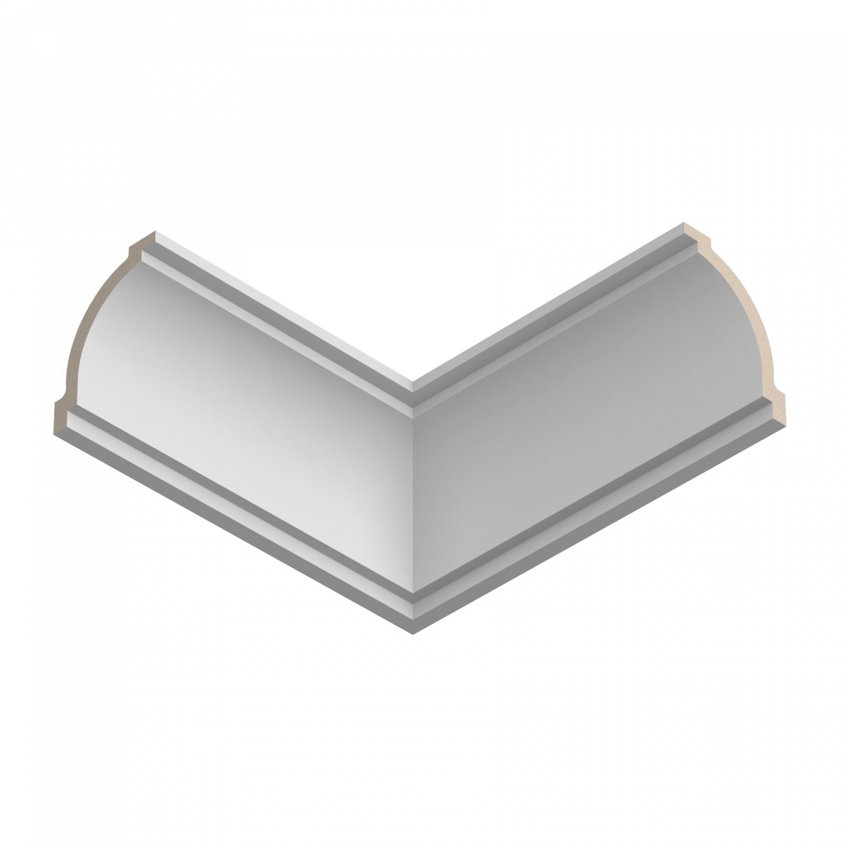 Потолочный плинтус ЛДФ под покраску Ultrawood CR 2390 i 2000×90×90