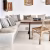 Паркетная доска Karelia Essence Дуб 4 Story Polar White 10110748A4094111 Natur 1116×138×14 фото в интерьере