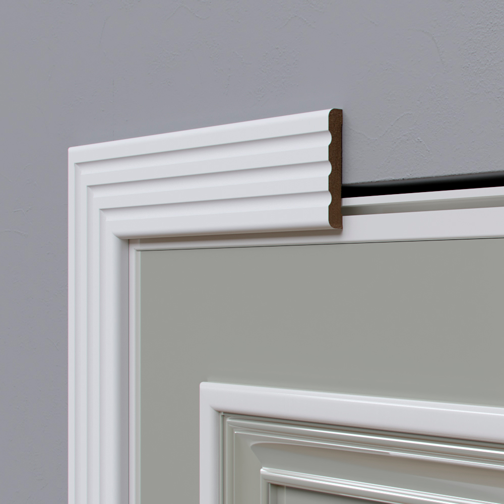 Молдинг МДФ под покраску Madest Decor N 0108012 2400×80×12