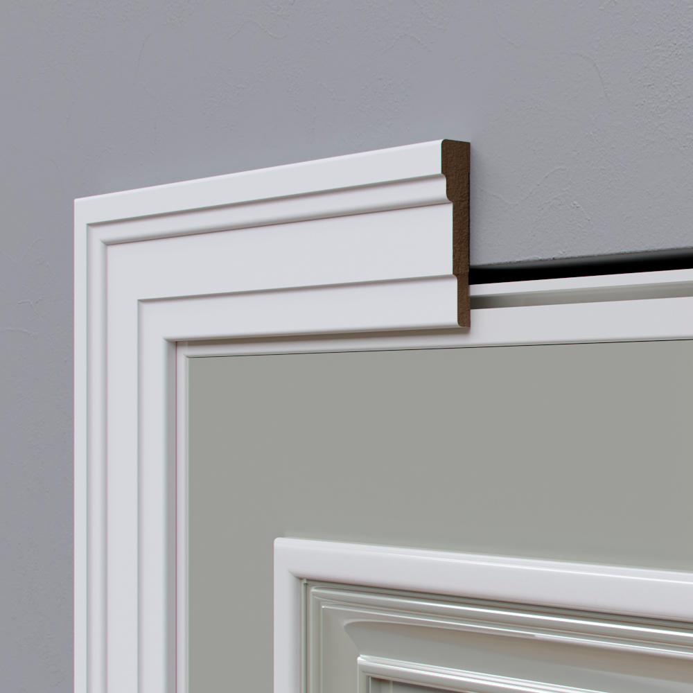 Молдинг МДФ под покраску Madest Decor N 0809018 2400×90×18