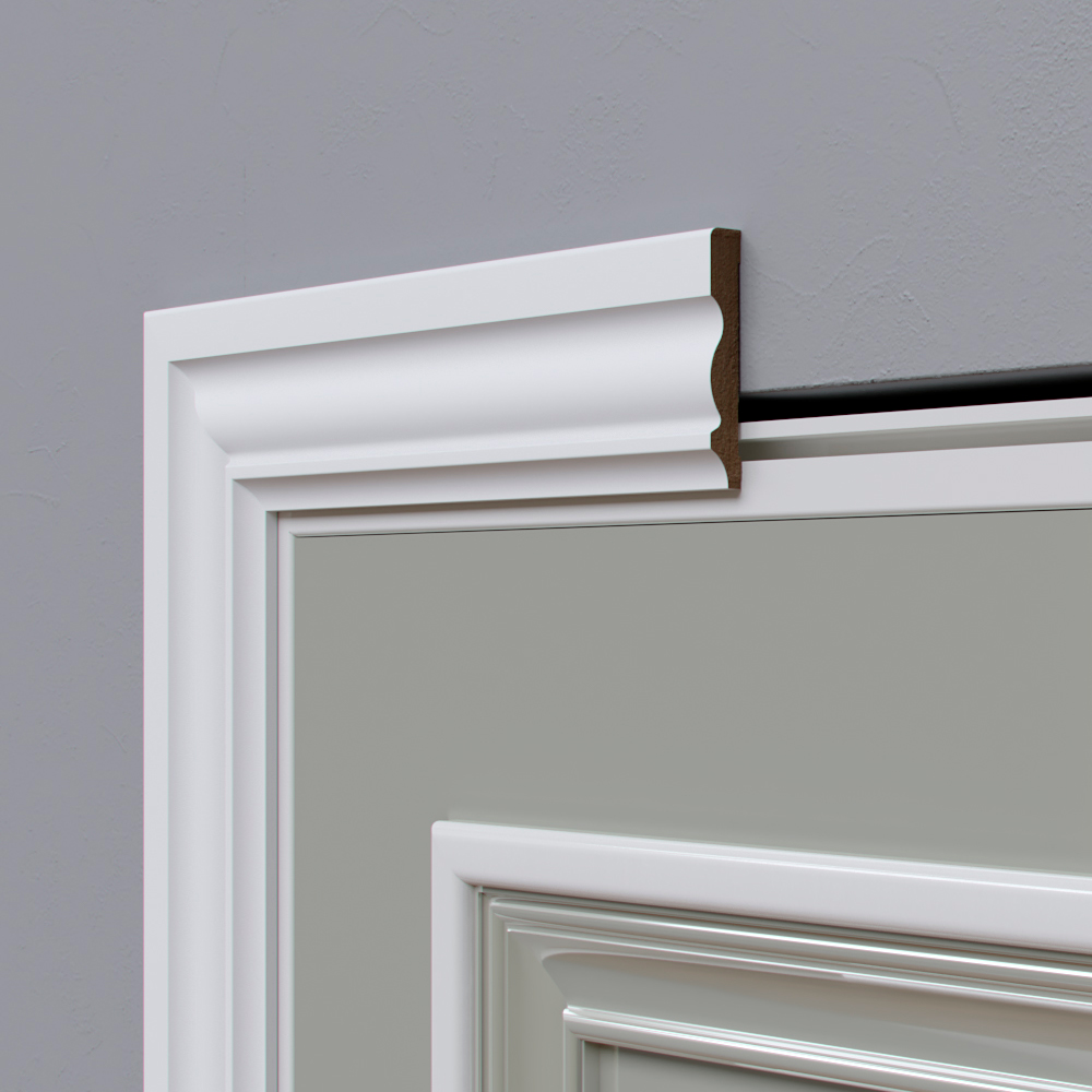 Молдинг МДФ под покраску Madest Decor N 1408012 2400×80×12