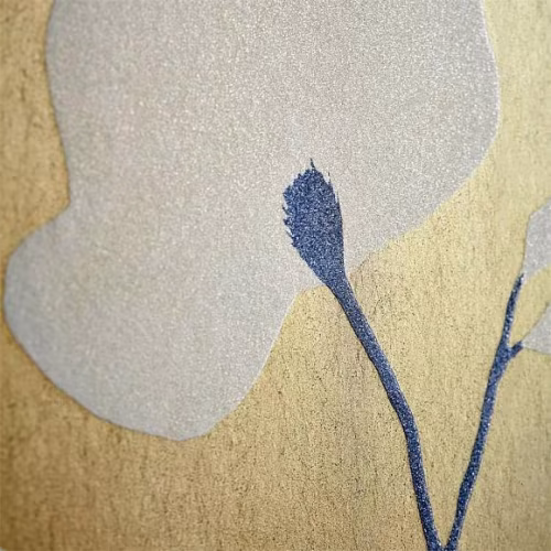 Обои Harlequin Momentum 5 Kienze Shimmer Antique Gold/Ink 111972
