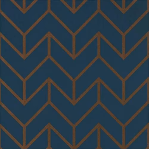 Обои Harlequin Momentum 5 Tessellation Marine/Copper 111986