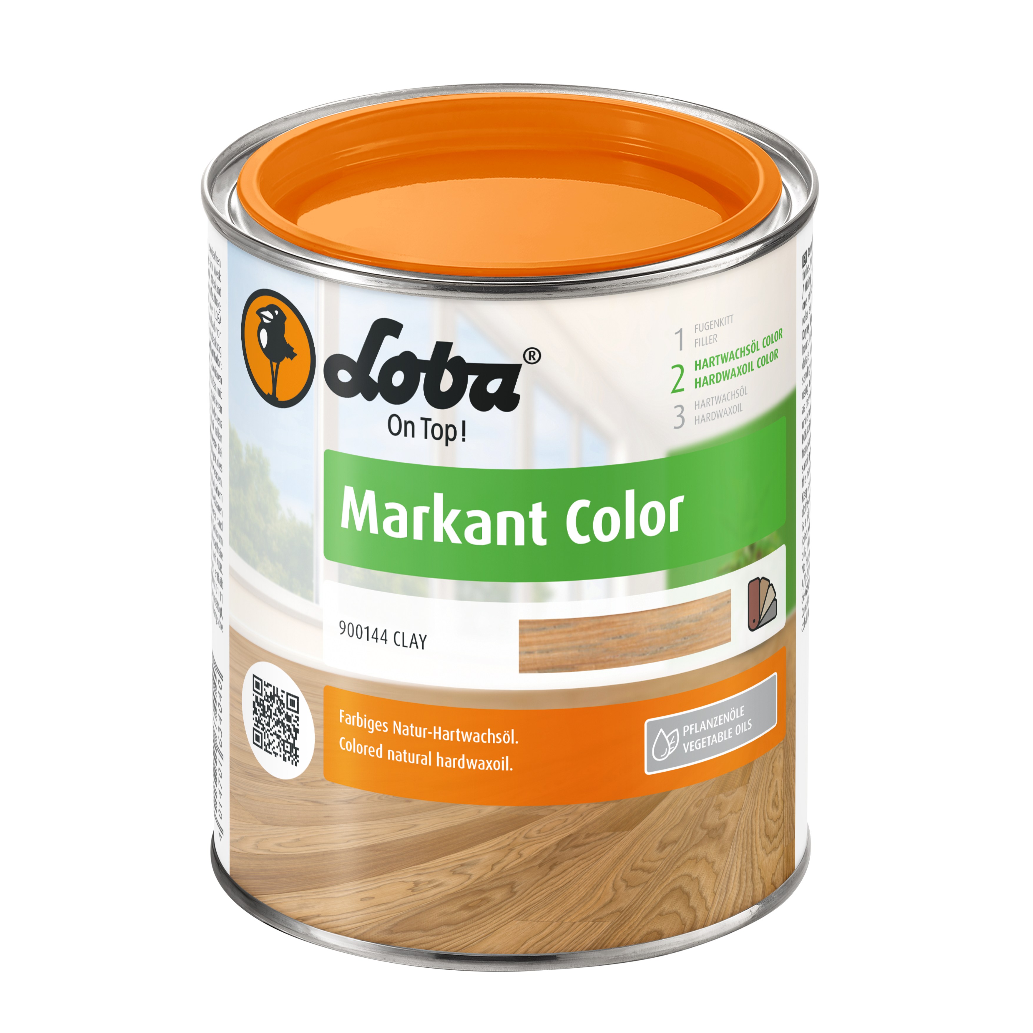 Цветное масло с твердым воском Loba Markant Color клэй 0,75 л
