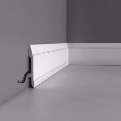 Плинтус под покраску гибкий Orac Decor Axxent SX104F 2000×148×17