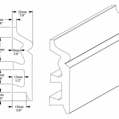 Плинтус под покраску Orac Decor Axxent SX122 2000×79×22