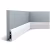 Плинтус под покраску Orac Decor Axxent SX125 2000×69×14