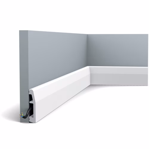 Плинтус под покраску Orac Decor Axxent SX125 2000×69×14