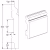 Плинтус под покраску Orac Decor Select SX165 2000×69×11