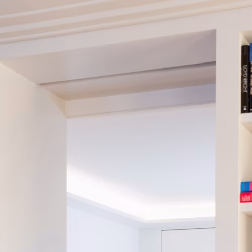 Потолочный плинтус под покраску Orac Decor Modern Flat C352 с подсветкой 2000×171×76