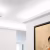 Потолочный плинтус под покраску Orac Decor Modern Straight C357 с подсветкой 2000×110×71 фото в интерьере