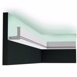 Потолочный плинтус под покраску Orac Decor Modern Stripe C361 с подсветкой 2000×50×50