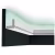 Потолочный плинтус под покраску Orac Decor Modern Stripe C361 с подсветкой 2000×50×50