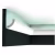 Потолочный плинтус под покраску Orac Decor Modern Curve C362 с подсветкой 2000×50×50
