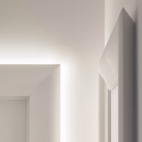 Потолочный плинтус под покраску Orac Decor Modern Shade C371 с подсветкой 2000×58×185