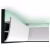 Потолочный плинтус под покраску Orac Decor Modern Antonio C374 с подсветкой 2000×50×180