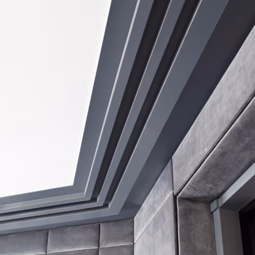 Потолочный плинтус под покраску Orac Decor Modern L3 C380 с подсветкой 2000×50×50