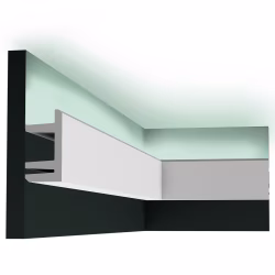 Потолочный плинтус под покраску Orac Decor Modern L3 C381 с подсветкой 2000×50×95
