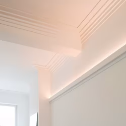 Потолочный плинтус под покраску Orac Decor Modern L3 C383 с подсветкой 2000×50×140