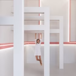 Потолочный плинтус под покраску Orac Decor Modern L3 C383 с подсветкой 2000×50×140