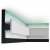 Потолочный плинтус под покраску Orac Decor Modern L3 C383 с подсветкой 2000×50×140