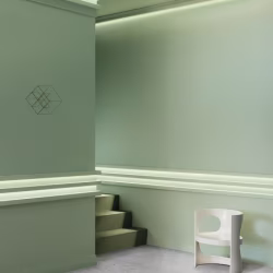 Потолочный плинтус под покраску Orac Decor Modern L3 C382 с подсветкой 2000×50×140
